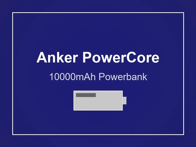 Power bank Anker PowerCore 10000mAh ultra-compatto tascabile