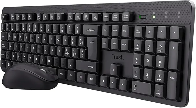 Dettaglio tasti tastiera Trust Taro QWERTY italiano