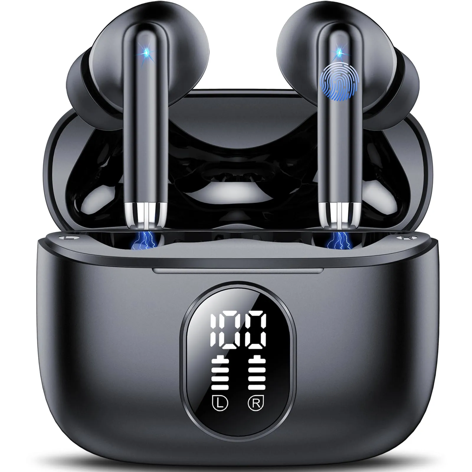 Auricolari Bluetooth QXQ TWS 5.4 con custodia di ricarica