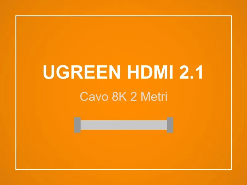 Cavo HDMI 2.1 UGREEN 2 metri per 4K e 8K