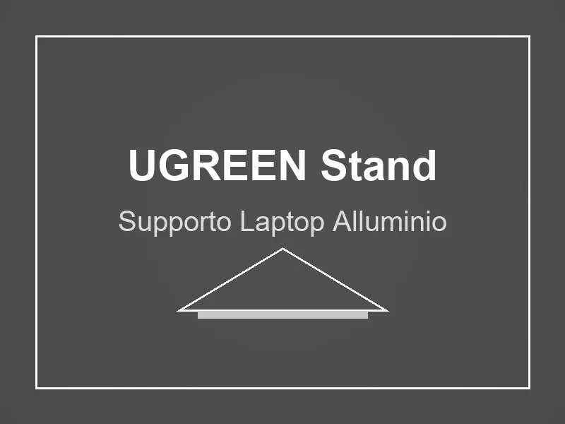 Supporto laptop ergonomico in alluminio UGREEN regolabile